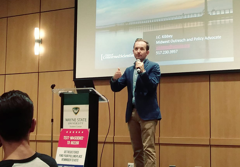 Presenter JC Kibbey at the 2017 MEJC Statewide Summit