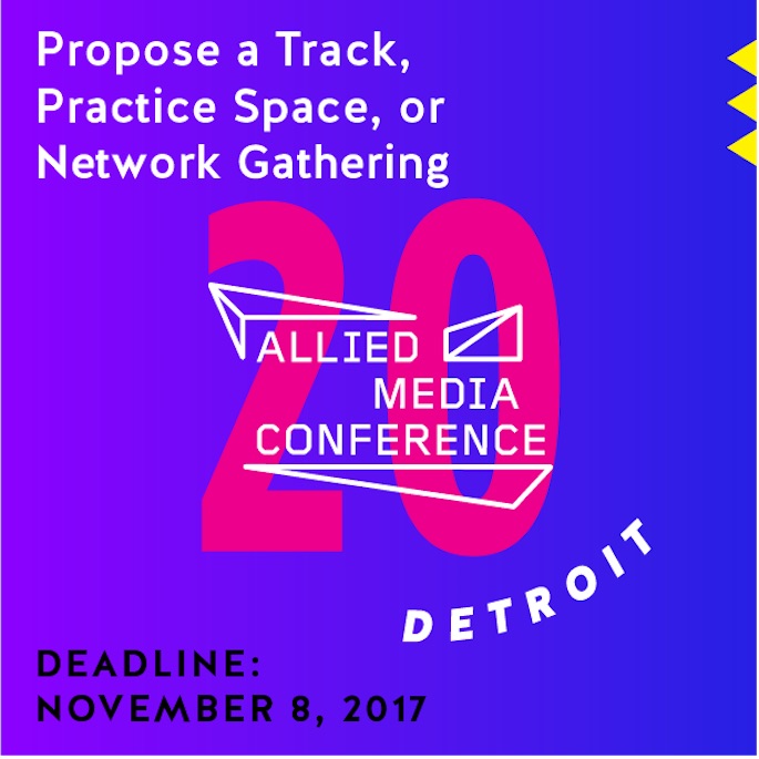 Poster to Propose a Track, Practice Space, or Network Gathering at the 20th AMC in 2018