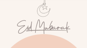 Title page with the words "Eid Mubarak: Seven Tips to Make Your Eid Inclusive and Just: "The believers in their mutual kindness, compassion, and sympathy are just like one body" Prophet Muhammad (Peace be Upon Him) with the MuslimARC logo in the bottom right corner.