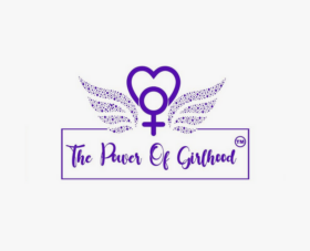 Power of Girlhood logo with wings, a heart, and the female symbol
