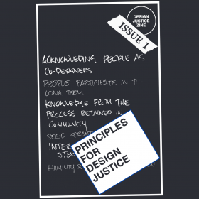 Cover of "Principles for Design Justice" from the "Design Justice Zine Issue 1"
